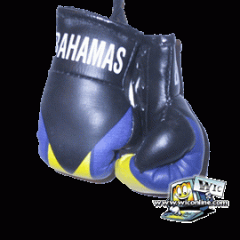 Bahamas Mini Boxing Gloves