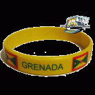 Grenada Rubber bracelet (Yellow)