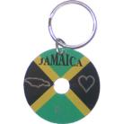 Jamaica Circular Keychain