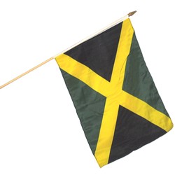 Jamaica Large Stick Flag