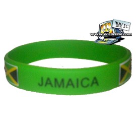 Jamaica Rubber bracelet (Green)