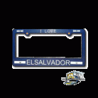 El Salvador Licence Plate Frame