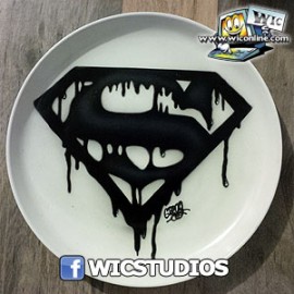 Superman Bleeding Custom Plate