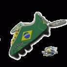 Brazil Shoe Keychain