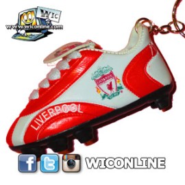 Liverpool Soccer Shoe Keychain