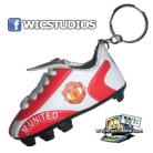 Manchester Soccer Shoe Keychain
