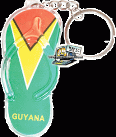 Guyana Slipper Keychain