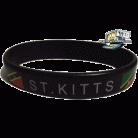 St. Kitts Rubber bracelet (black)