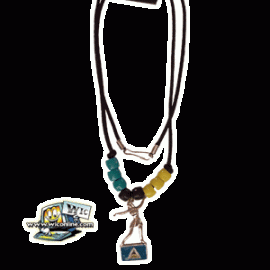 St. Lucia Metal Necklace