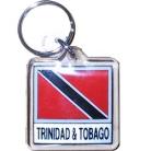 Trinidad And Tobago Square Keychain
