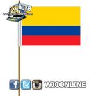 Colombia Large Stick Flag