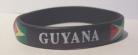 Guyana Rubber Bracelets (black)