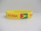 Guyana Rubber Bracelets (yellow)