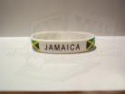 Jamaica Rubber bracelet (white)