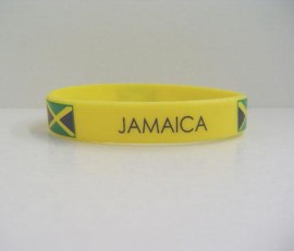 Jamaica Rubber bracelet (yellow)