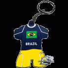 Brazil Jersey Keychain