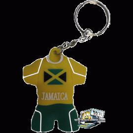 Jamaica Jersey Keychain