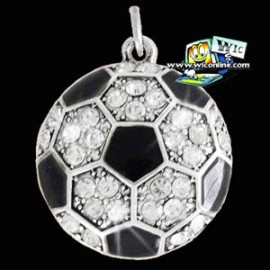 Soccer Ball Charm Keychain